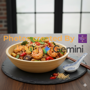 King Prawn Drunken Noodles