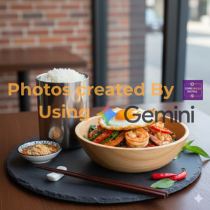 King Prawn Pad Kra Pao